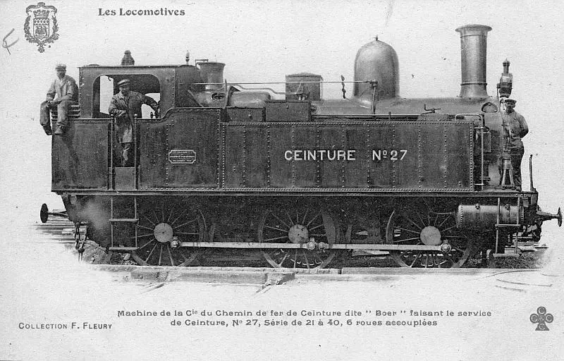 Locomotive n°27 de la Ceinture 