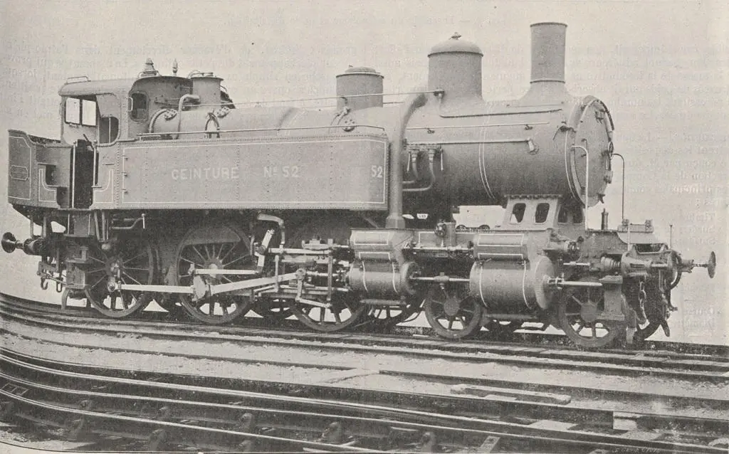 Locomotive 230 T n°2 du Chemin de fer de Ceinture en version sortie d'usine 