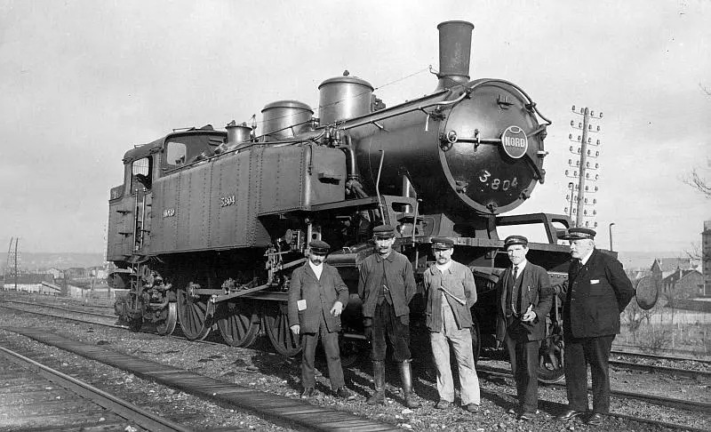 Locomotive n°3804 de la Compagnie du Nord 